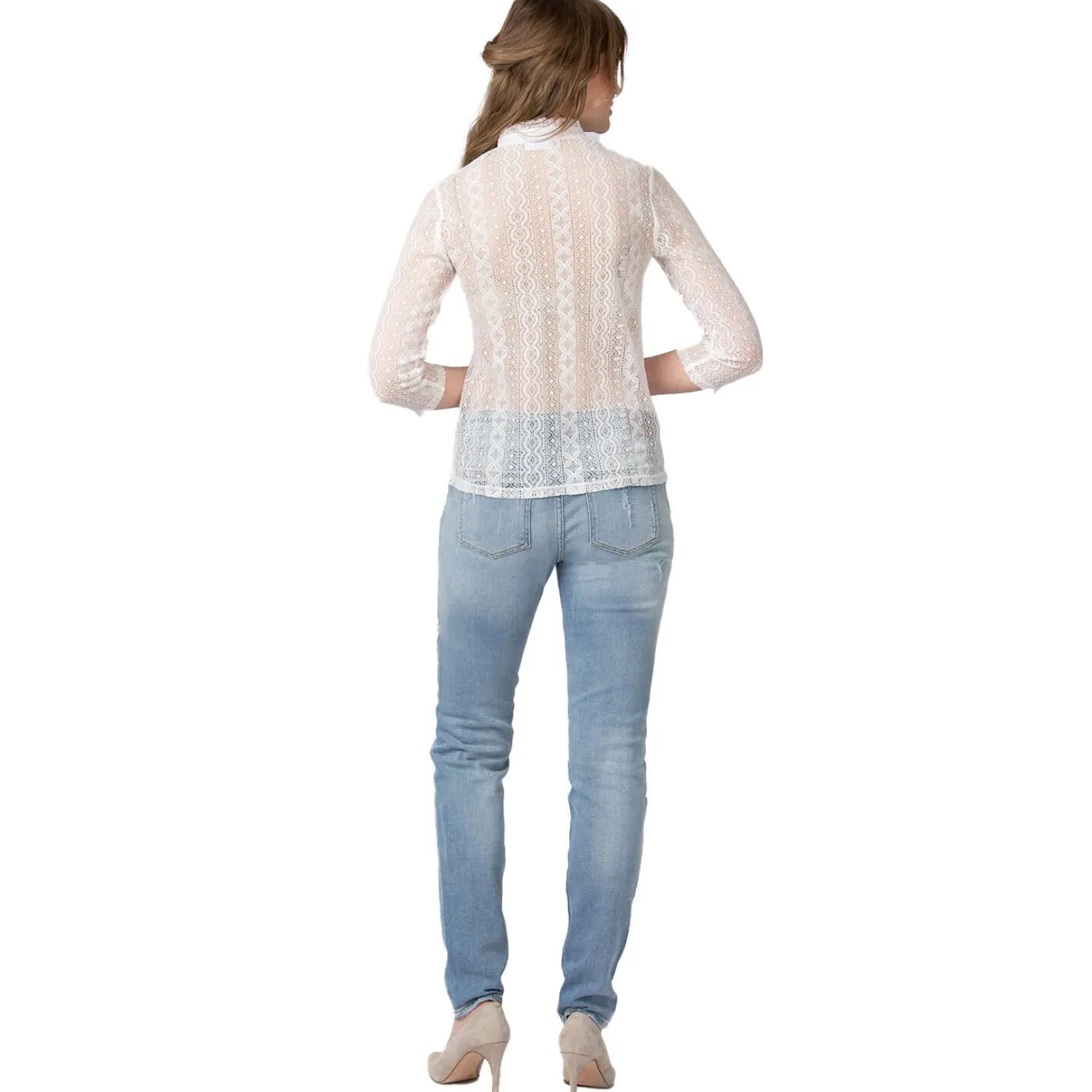 Shop Damen Bluse "Nediva", Creme Damen Blusen