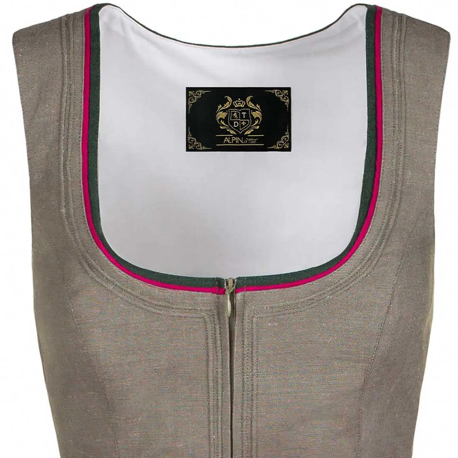 Shop Damen Dirndl "Irmgard", Helloliv-Pink Damen Dirndl