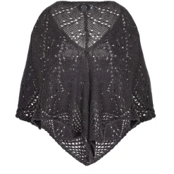 Cheap Damen Dreieck Poncho, Anthrazit Damen Ponchos
