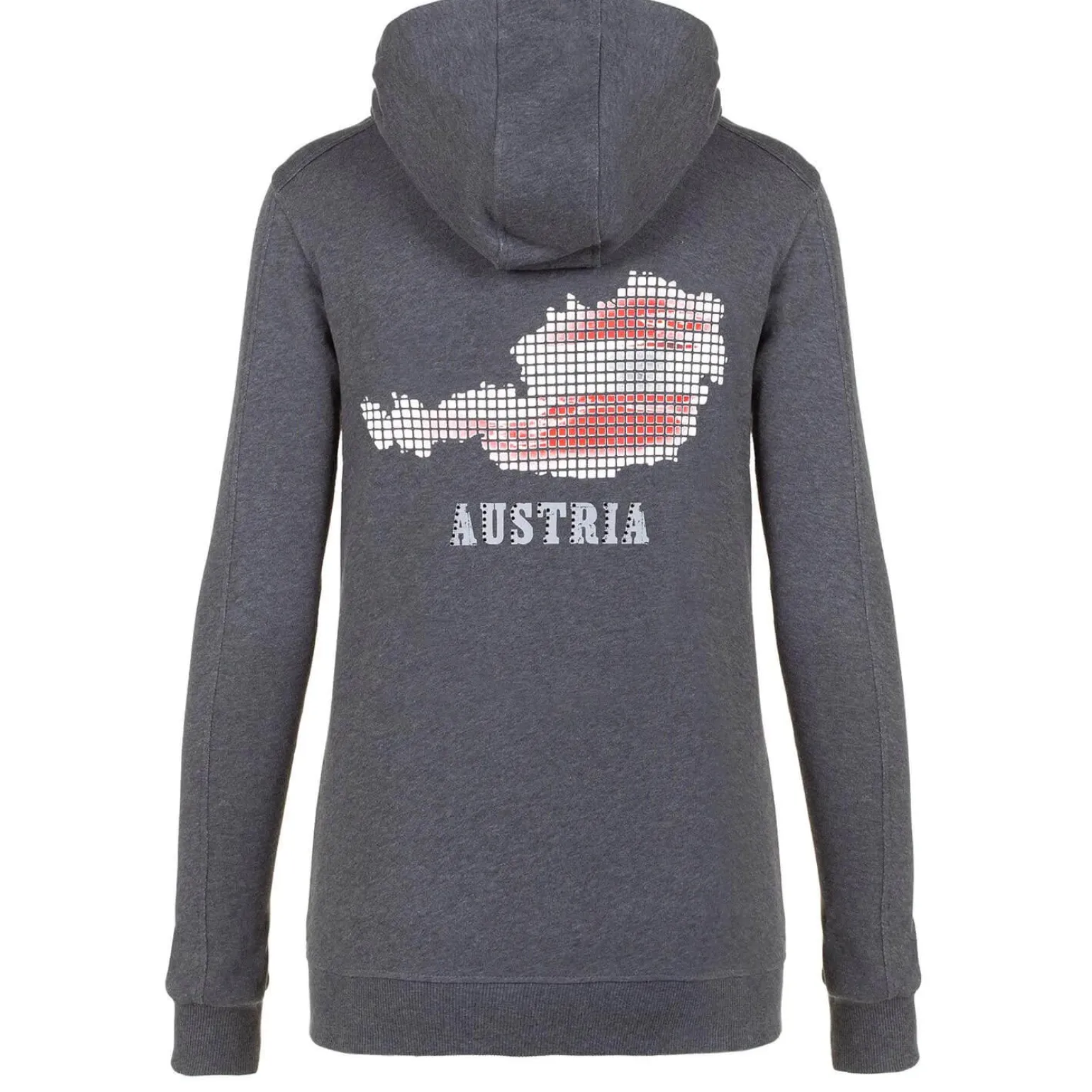 Outlet Damen Hoodie-Jacke "Austria", Dunkel Damen Jacken