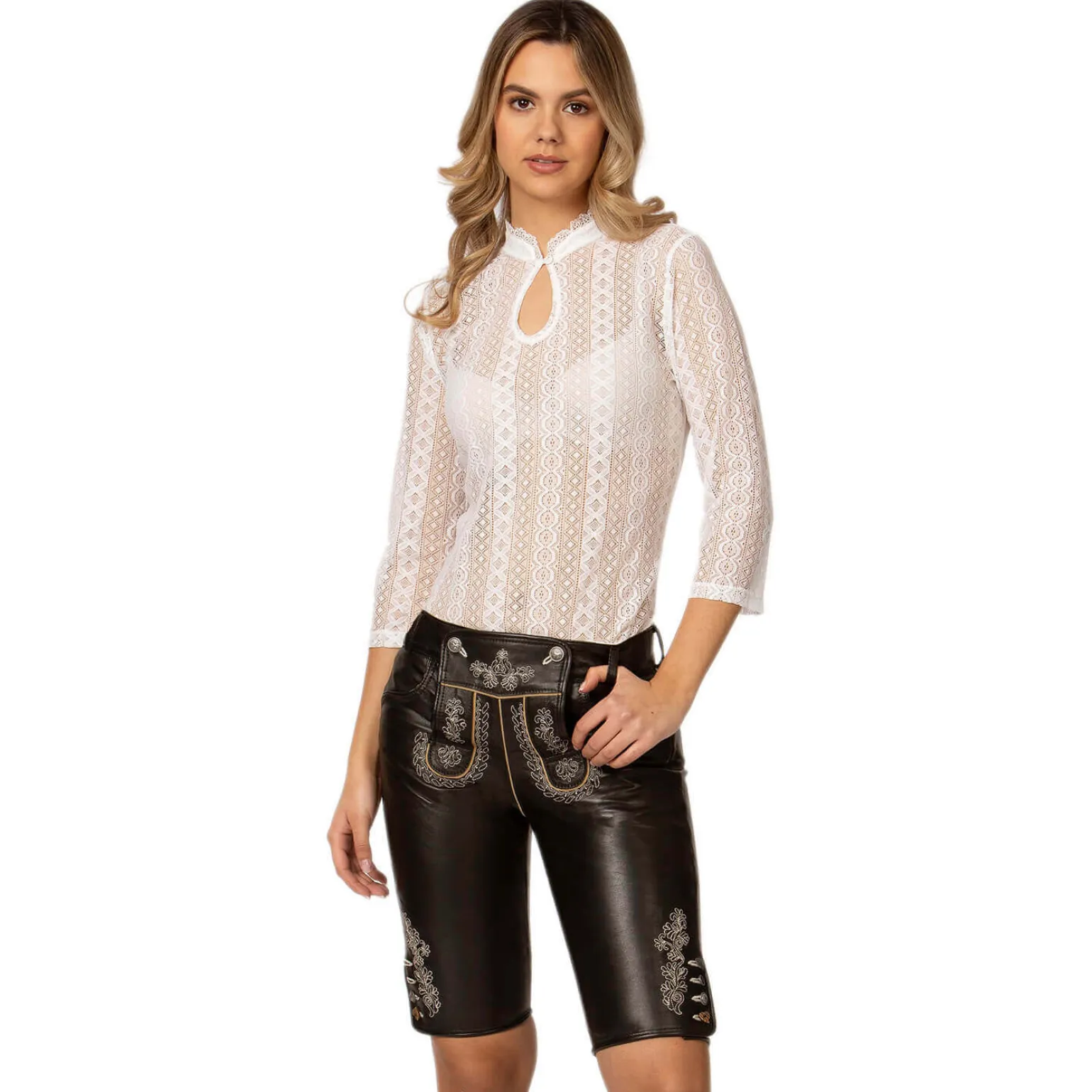 Shop Damen Lederhose "Roxanne", Damen Lederhosen