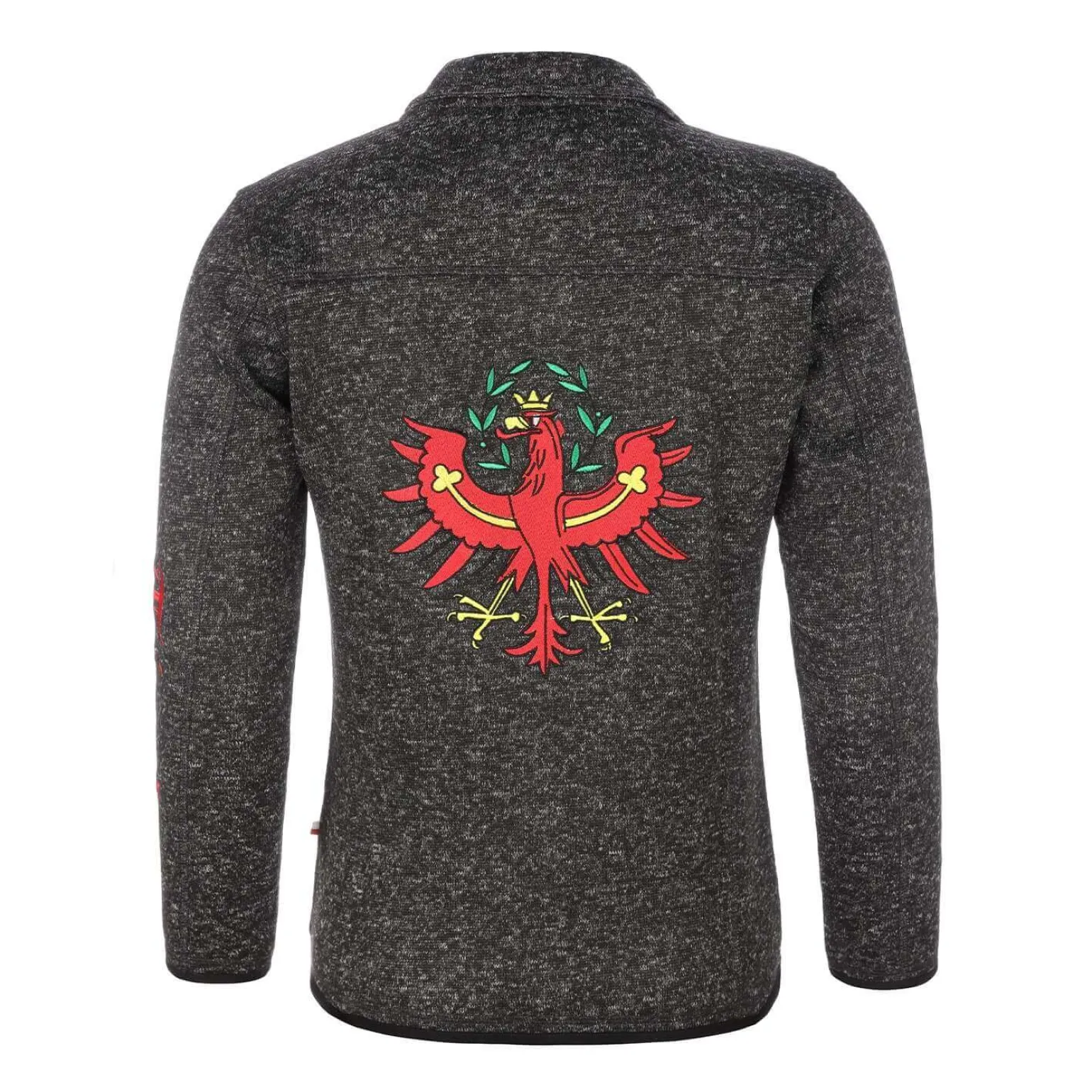 Sale Damen Strickfleece Jacke "Tirol", Anthrazit Damen Jacken