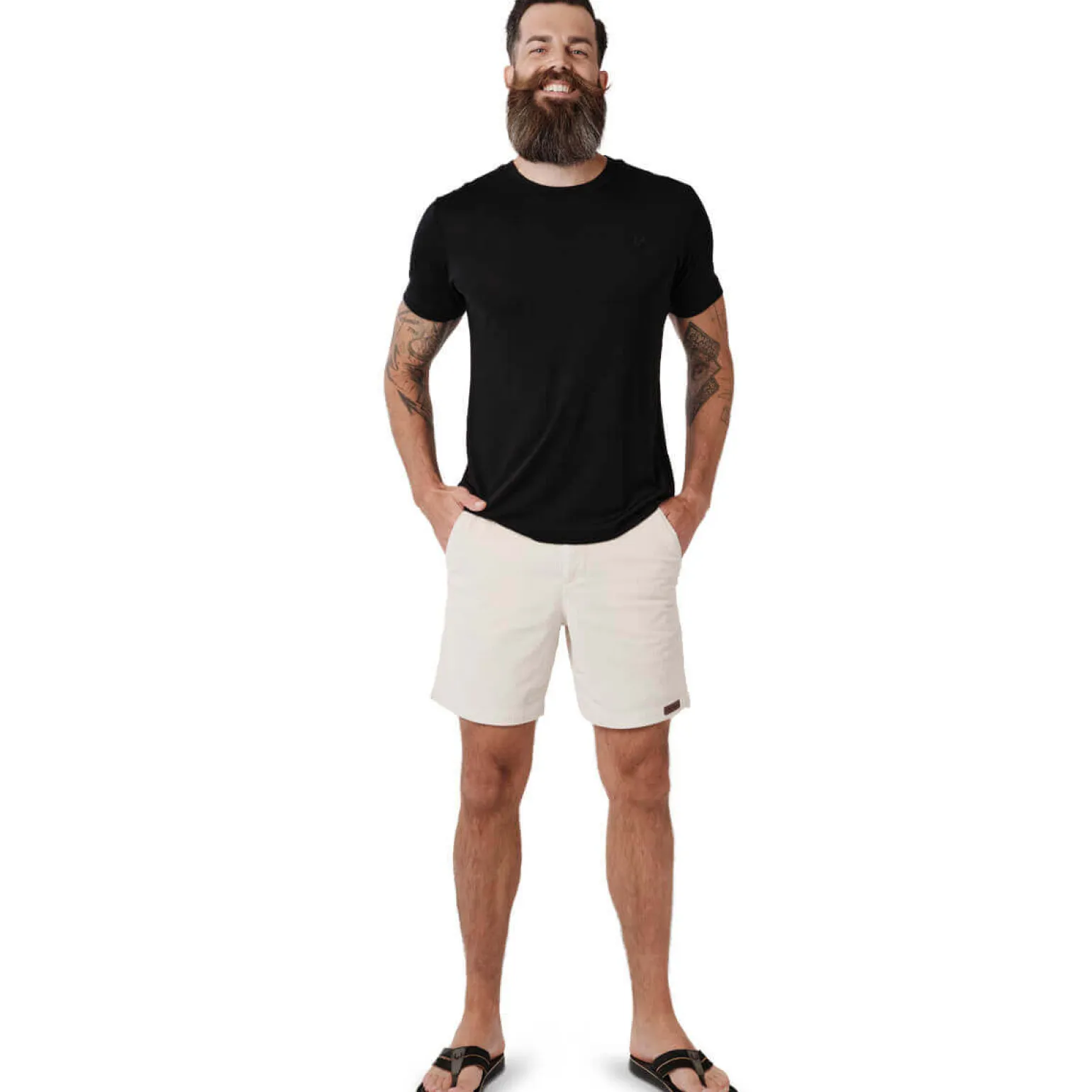 Fashion Herren Cord Shorts "Sommer", Creme Herren Freizeithosen