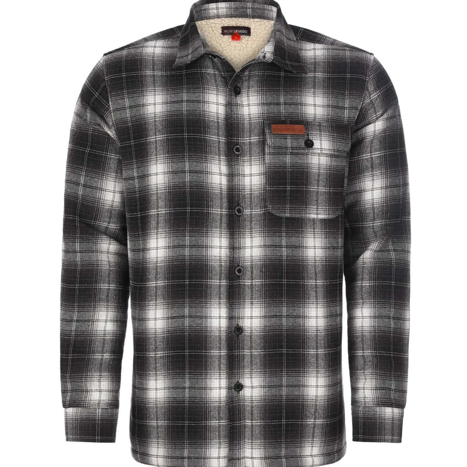 Hot Herren Flanelljacke "Fleece", -Weiß Herren Jacken