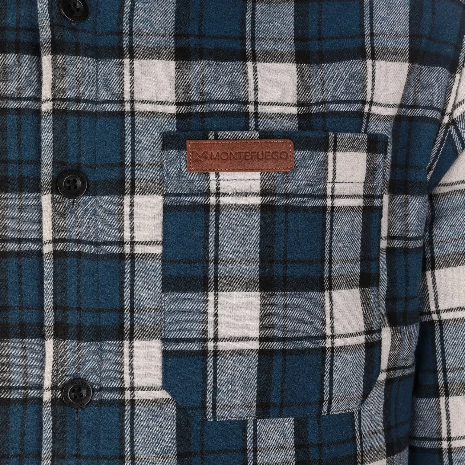 Clearance Herren Flanelljacke "Karo" mit Kapuze, -Weiß Herren Jacken