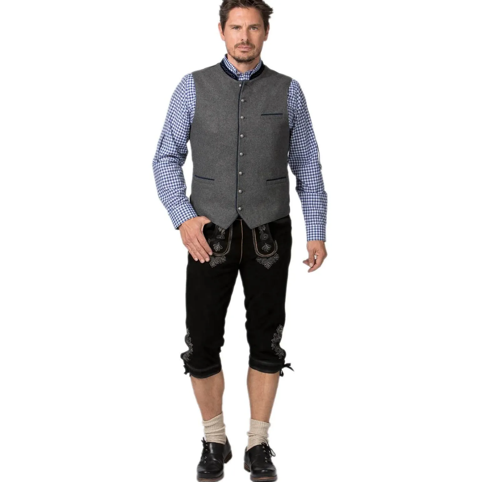 Best Sale Herren Gilet "Fabrizio", -Blau Herren Gilets
