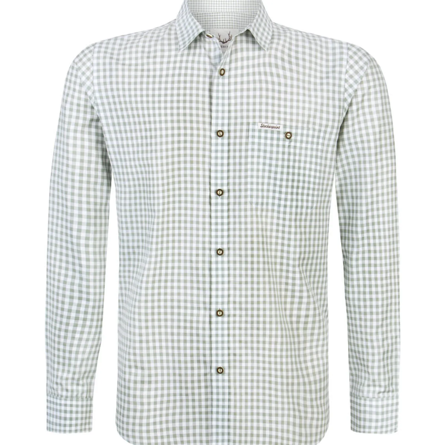 Clearance Herren Hemd "Conrad" Langarm, Salbei Herren Hemden