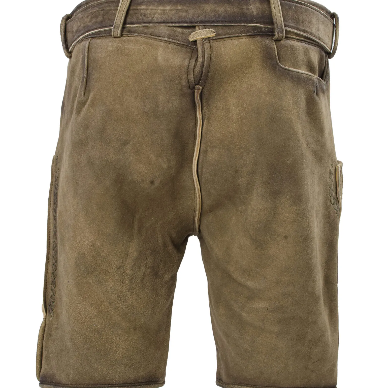 Sale Herren Hirschlederhose "Hirschvogel", Hell Herren Lederhosen