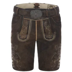 Best Sale Herren Lederhose "Ulrich", Dunkel Herren Lederhosen