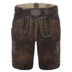 Discount Herren Lederhose "Walden", Dunkel Herren Lederhosen