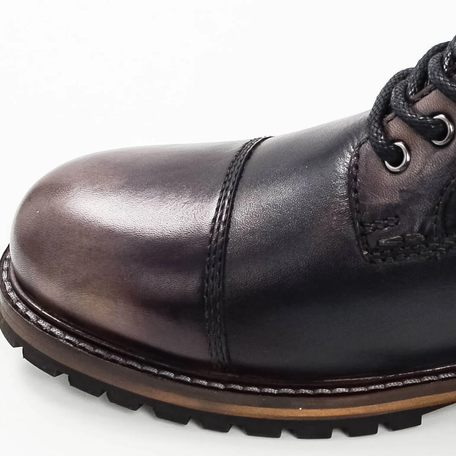 Store Herren Lederschuh "Benno", Dunkel Herren Schuhe