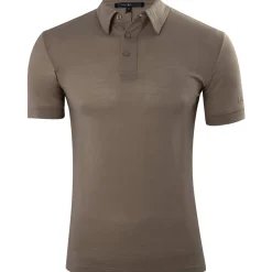 Shop Herren Merino Poloshirt "Falko", Khaki Herren Polos