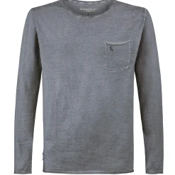 Cheap Herren Shirt Langarm "Falko", Sky Herren Shirts