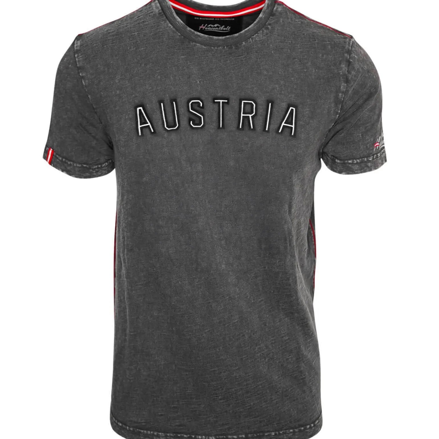 Fashion Herren T-Shirt "Austria Schriftzug", Dunkel Herren Shirts