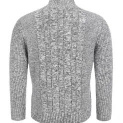 Best Herren Zopf-Strickjacke "Noel", -Melange Herren Jacken