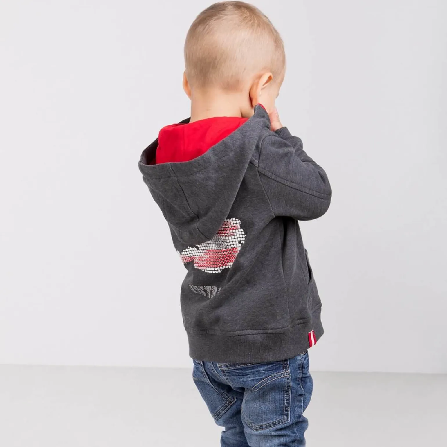 Fashion Kinder Hoodie-Jacke "Austria", Dunkel Kinder Jacken & Anzüge