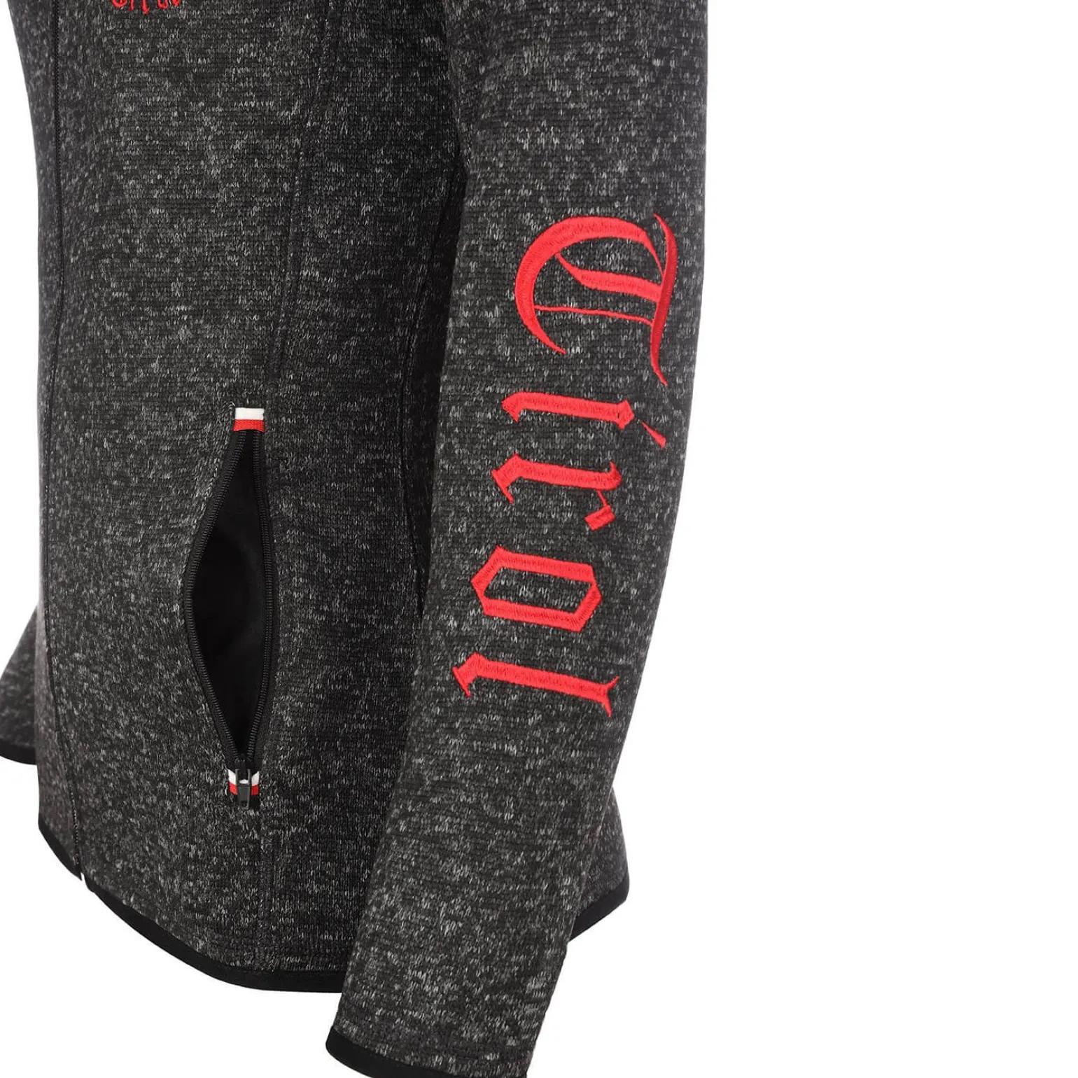 Cheap Kinder Strickfleece Jacke “Tirol”, Anthrazit Kinder Jacken & Anzüge